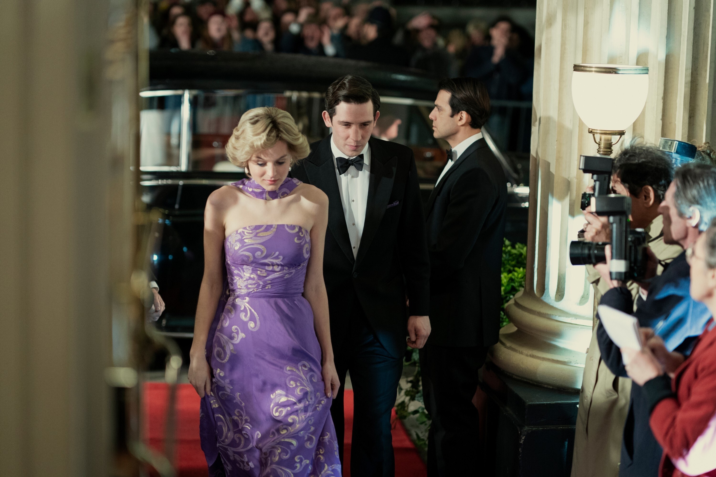 From left: Emma Corrin as Princess Diana, Josh O&#x27;Connor as Prince Charles, (Season 4, ep. 409, aired Nov. 15, 2020)