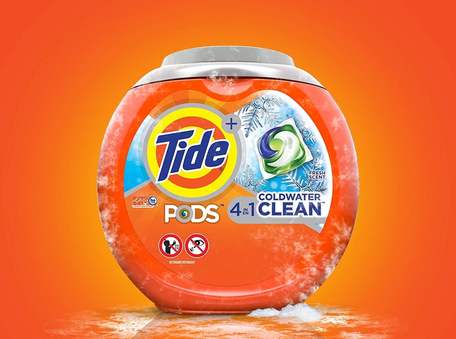 Tub of Tide Coldwater Clean Pods