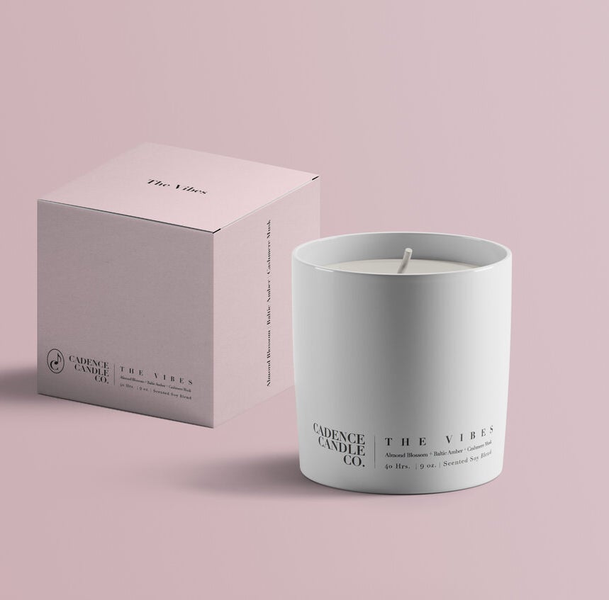 &quot;The Vibes&quot; candle
