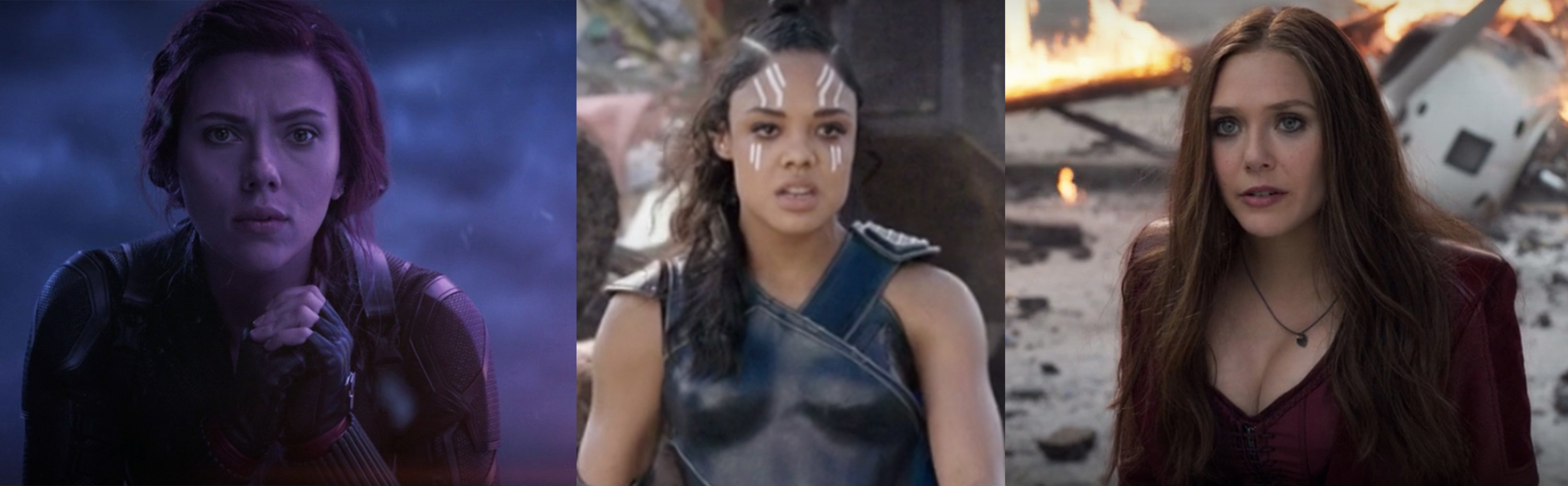 Black Widow and Valkyrie&#x27;s necklines are significantly higher