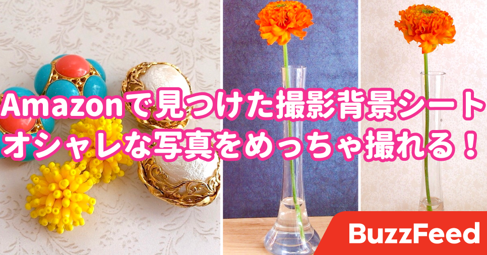 これ欲しかったやつ オシャレな写真を簡単に撮れる 背景シート が超便利