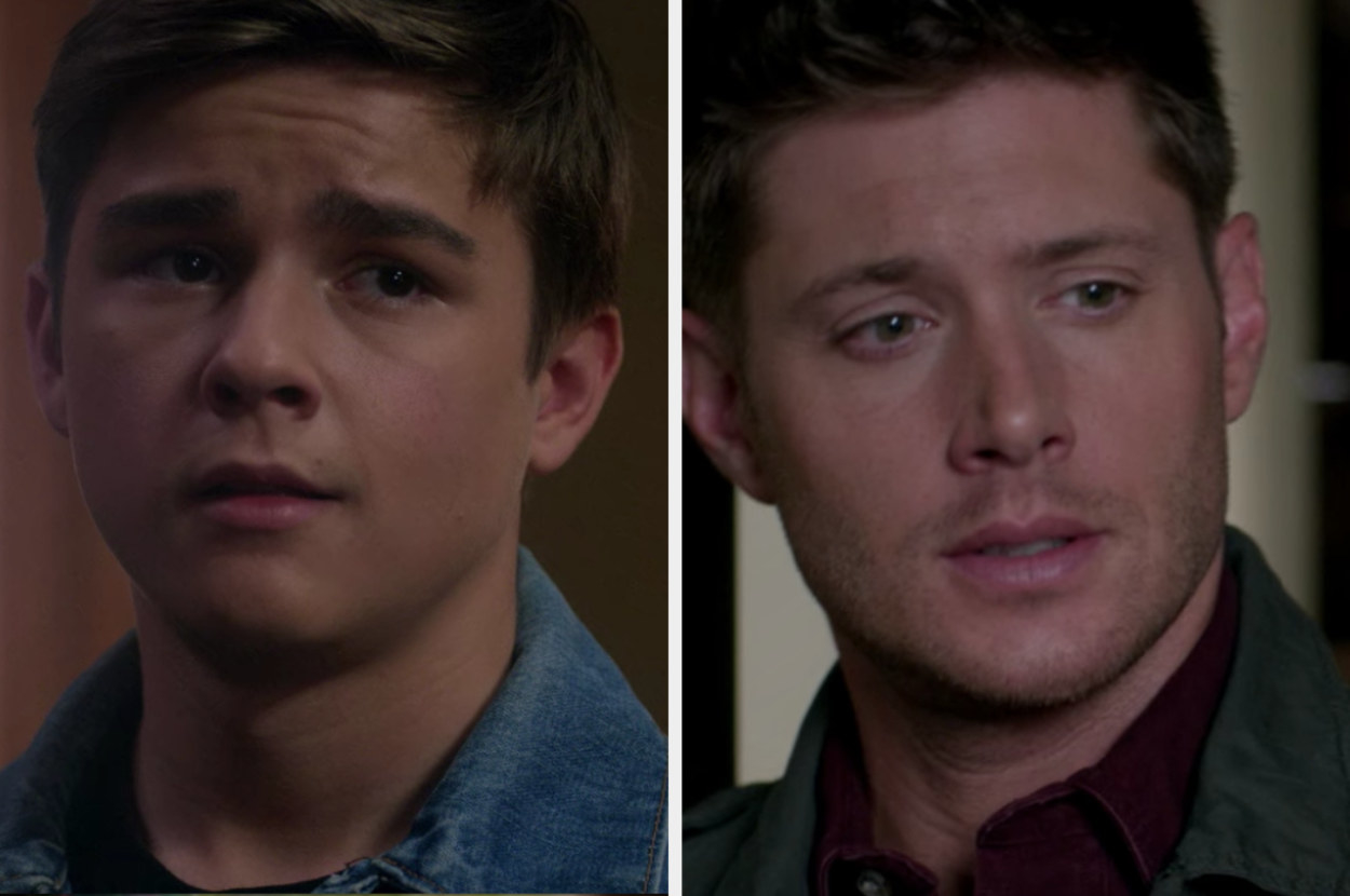 young Dean alongside adult Dean