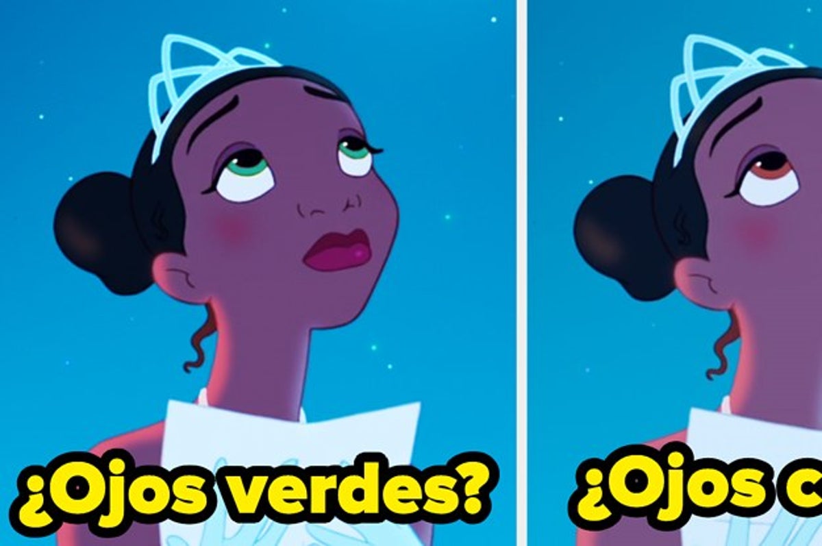 Puedes distinguir si los colores de los ojos de estos personajes de Disney  son reales o falsos?