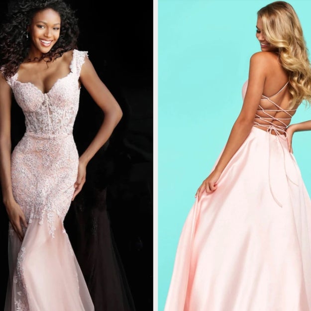 strapless open back dress V-Neck Plus-Size Long Sequin Prom Dress CD840C Azalea Pink / 16 main image 0
