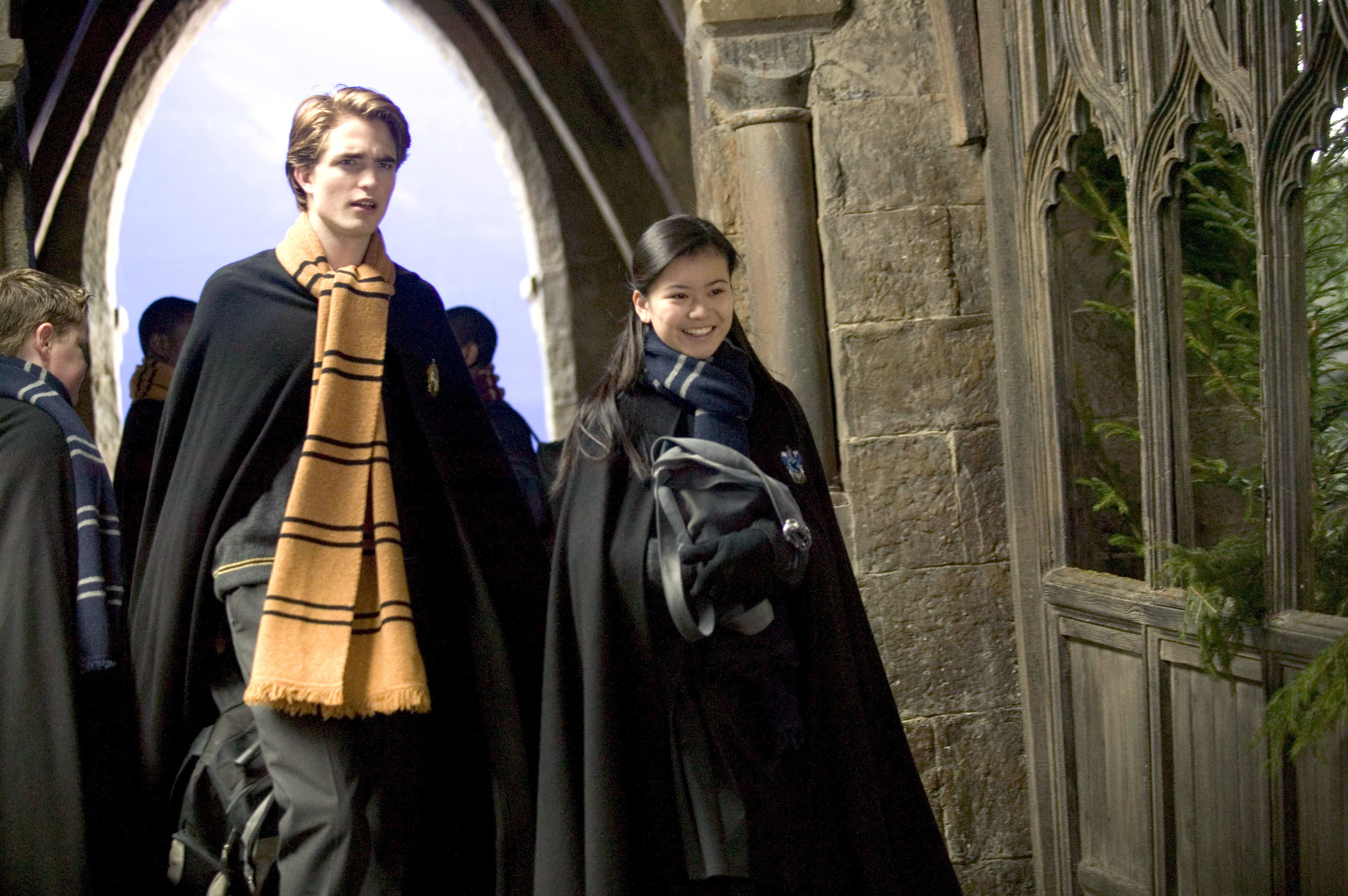 Robert Pattinson and Katie Leung in Harry Potter and the Goblet of Fire