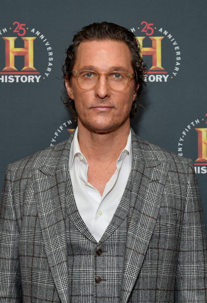 Matthew McConaughey at a History Talks event at Carnegie Hall in February 2020