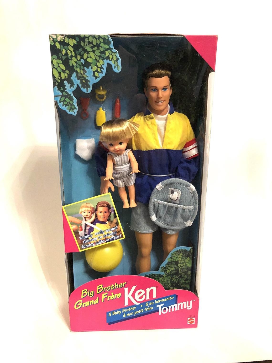 A Big Brother Ken doll with Tommy still in the box