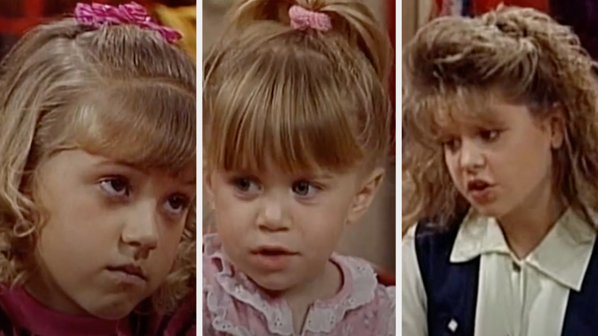 DJ, Michelle, and Stephanie in Full House