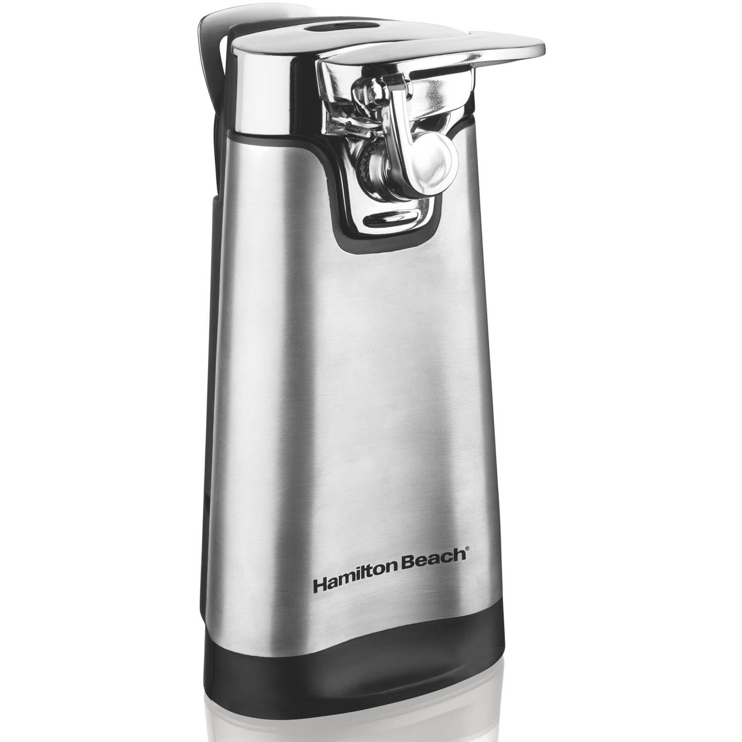 a stainless steel automatic can opener
