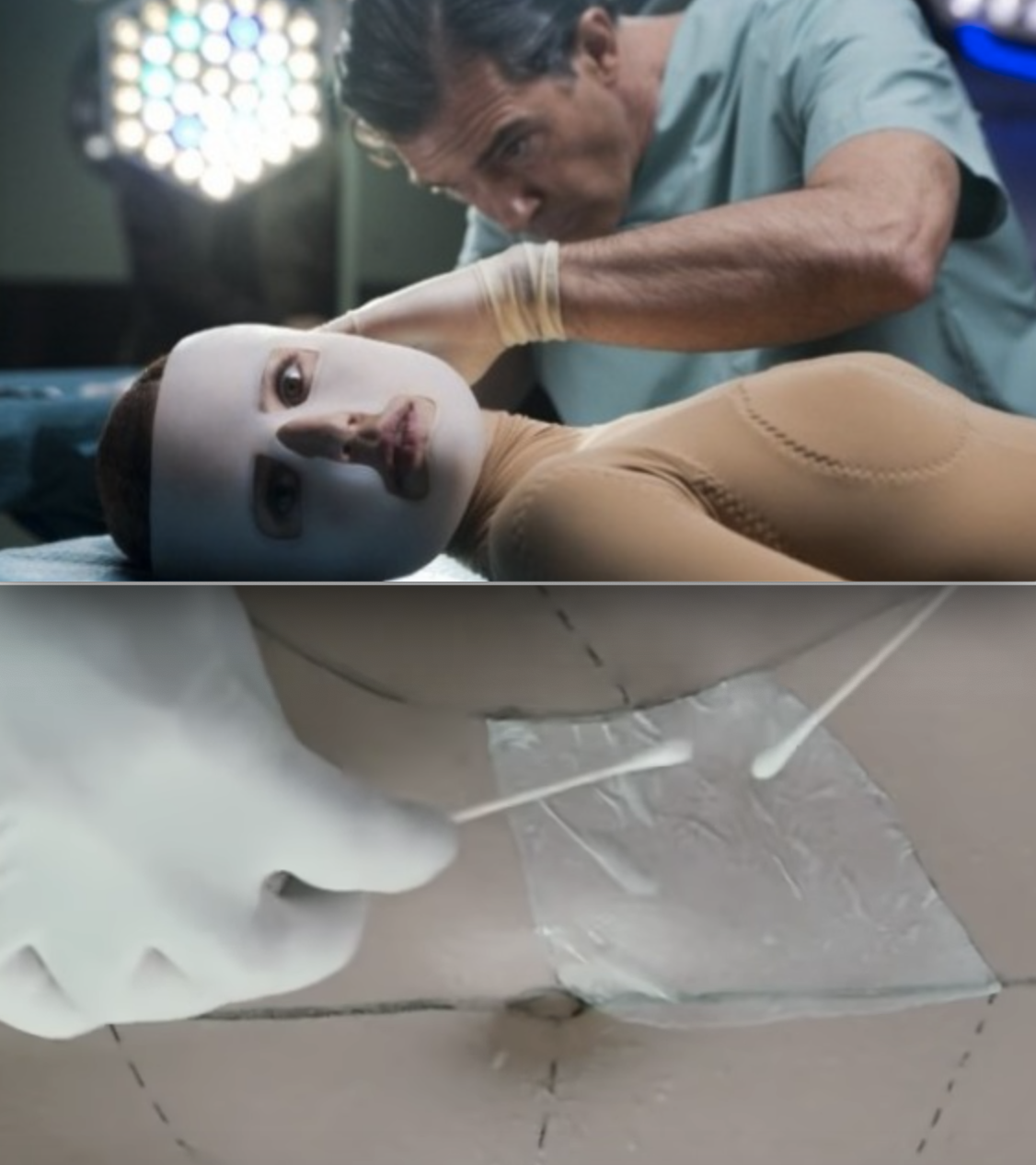 Antonio Banderas performing cosmetic surgery in &quot;The Skin I Live In&quot;