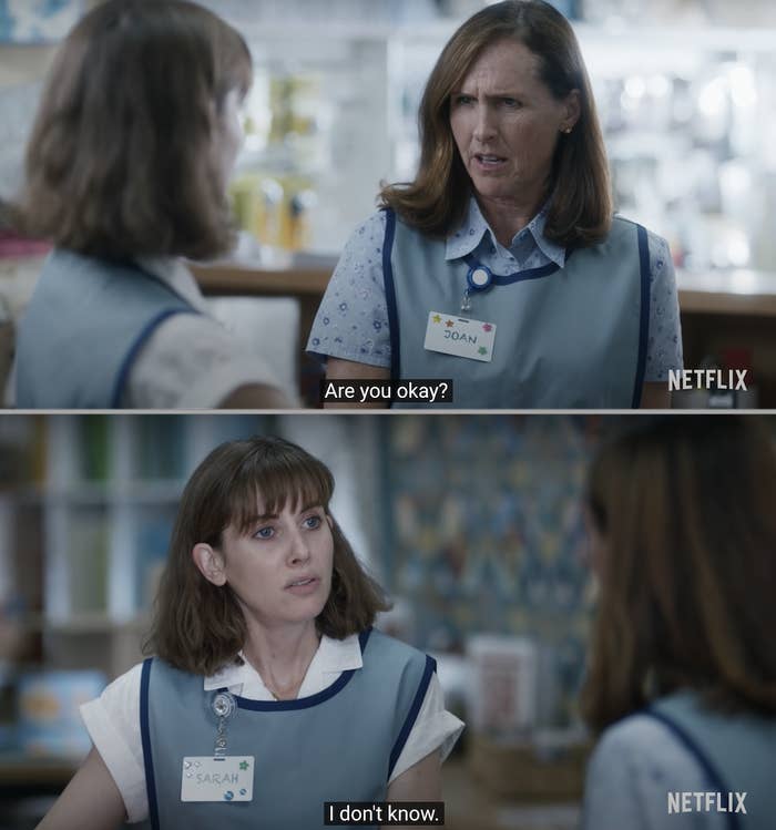 Alison Brie and Molly Shannon in &quot;Horse Girl&quot;