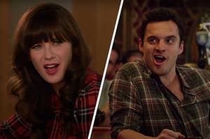 Jess and Nick from "New Girl"