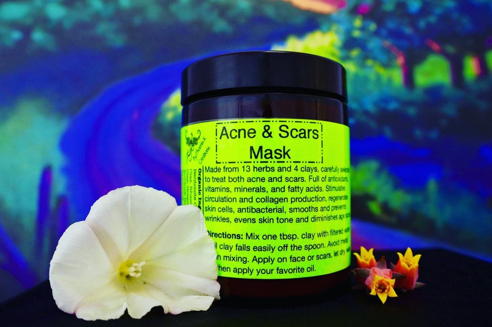 Jar of Acne and Scars Mask from PhoenixKCreations