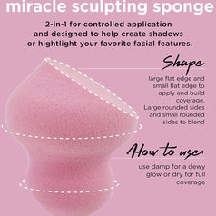 the miracle sculpting sponge and how to use it