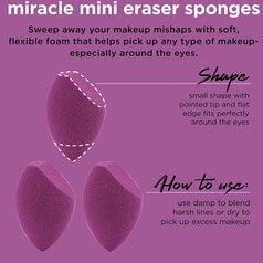 the miracle mini eraser sponges and how to use them