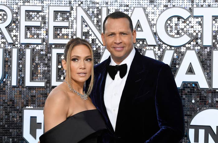 JLo and A-Rod at the Screen Actors Guild Awards