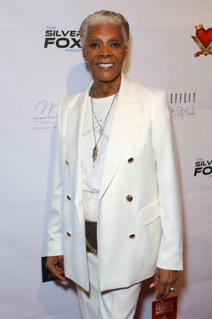 Dionne Warwick at Tay Da Prince&#x27;s &quot;Love One Another&quot; music video shoot in November 2019