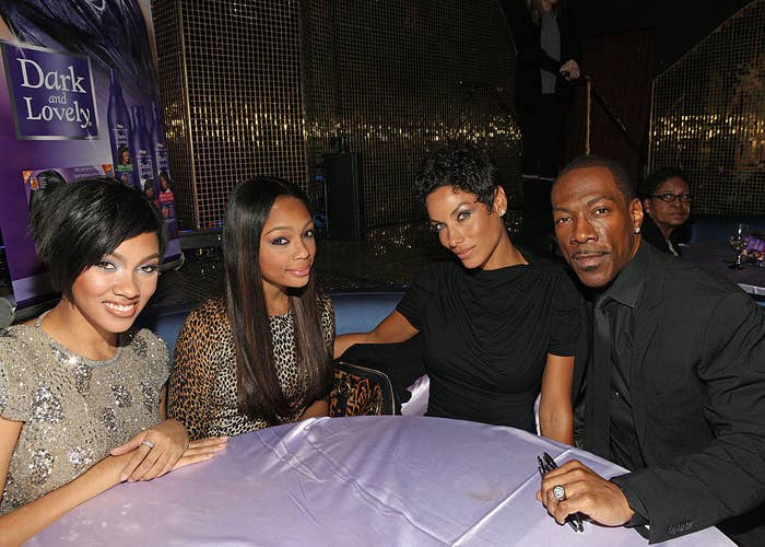 Bria Murphy, Shayne, Nicole Murphy, and Eddie Murphy attend SoftSheen-Carson Dark and Lovely