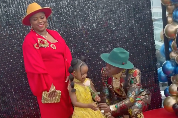 DaBaby Staged A Mini Grammys Red Carpet For His Daughter ...