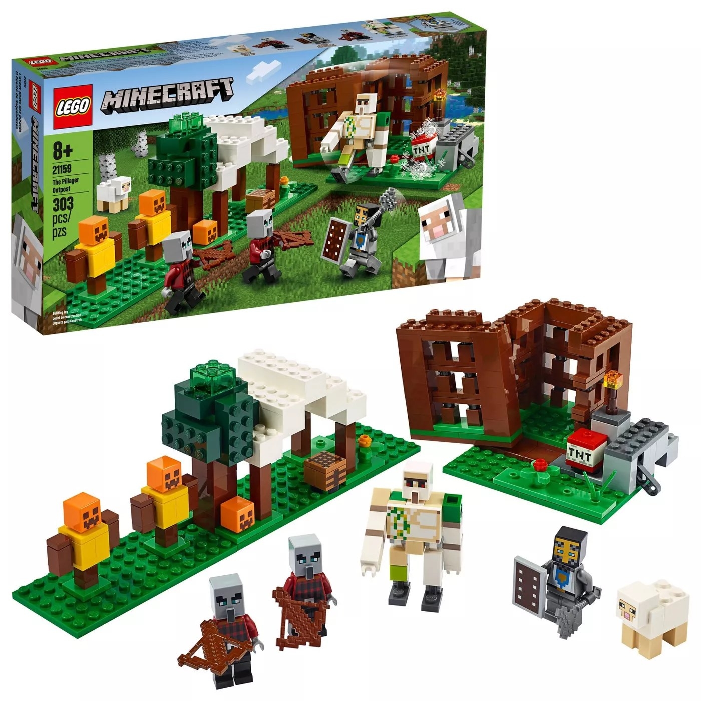 The 303-piece building set for ages 8 and up