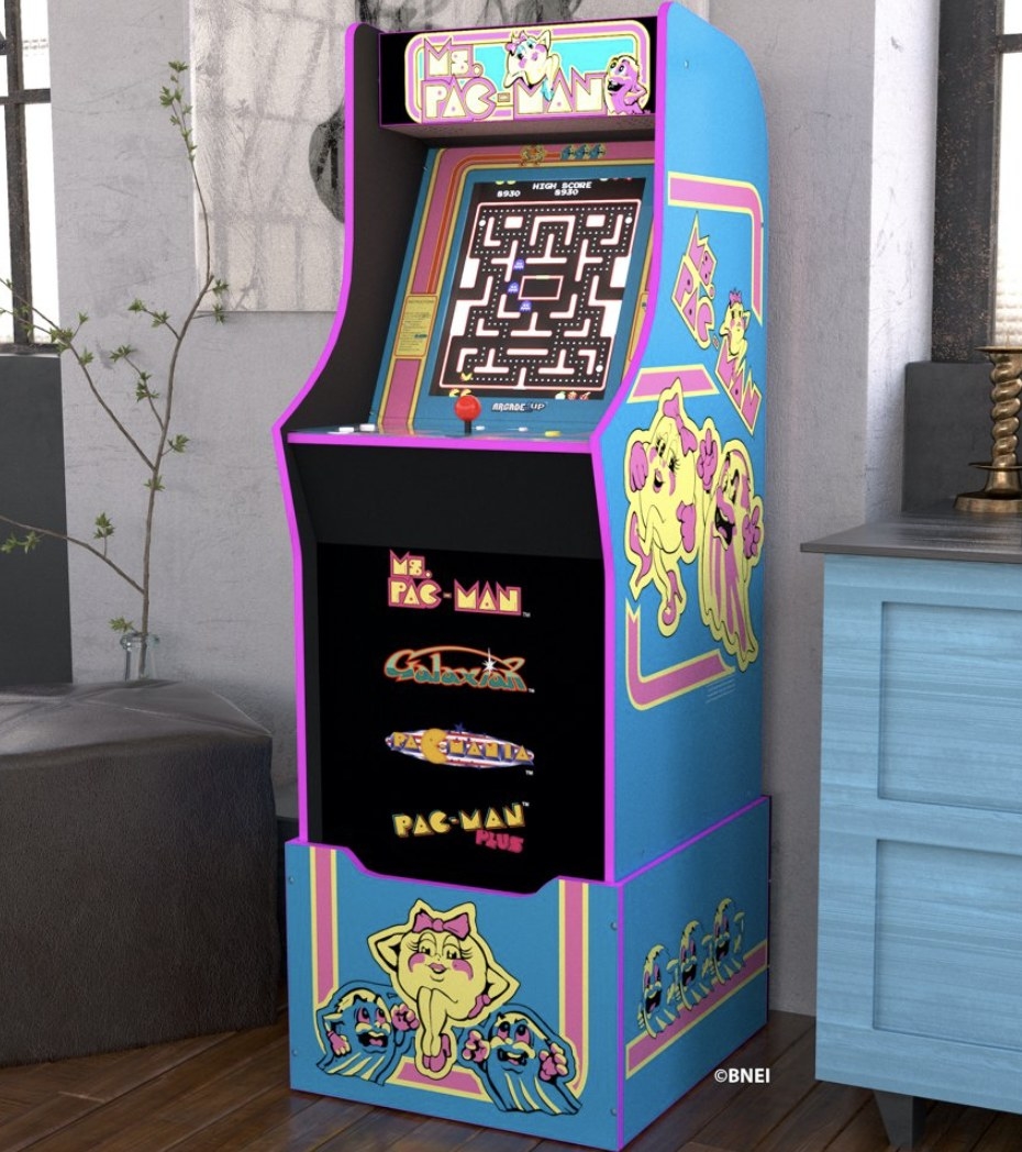 The Ms.Pacman arcade machine