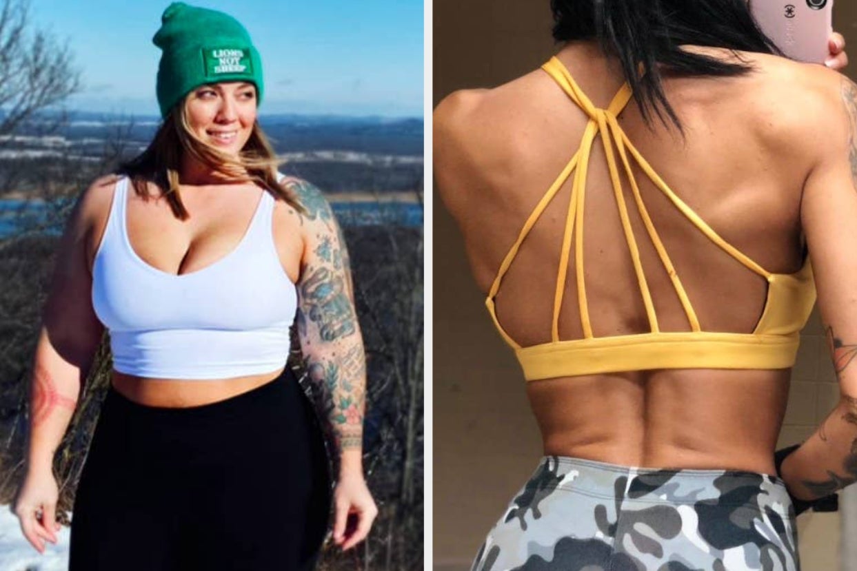 15 Comfortable Sports Bras On Amazon That Reviewers Actually Swear By