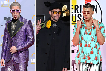 Bad Bunny Wore a Green Dodgers Hat to Accept His GRAMMY Award