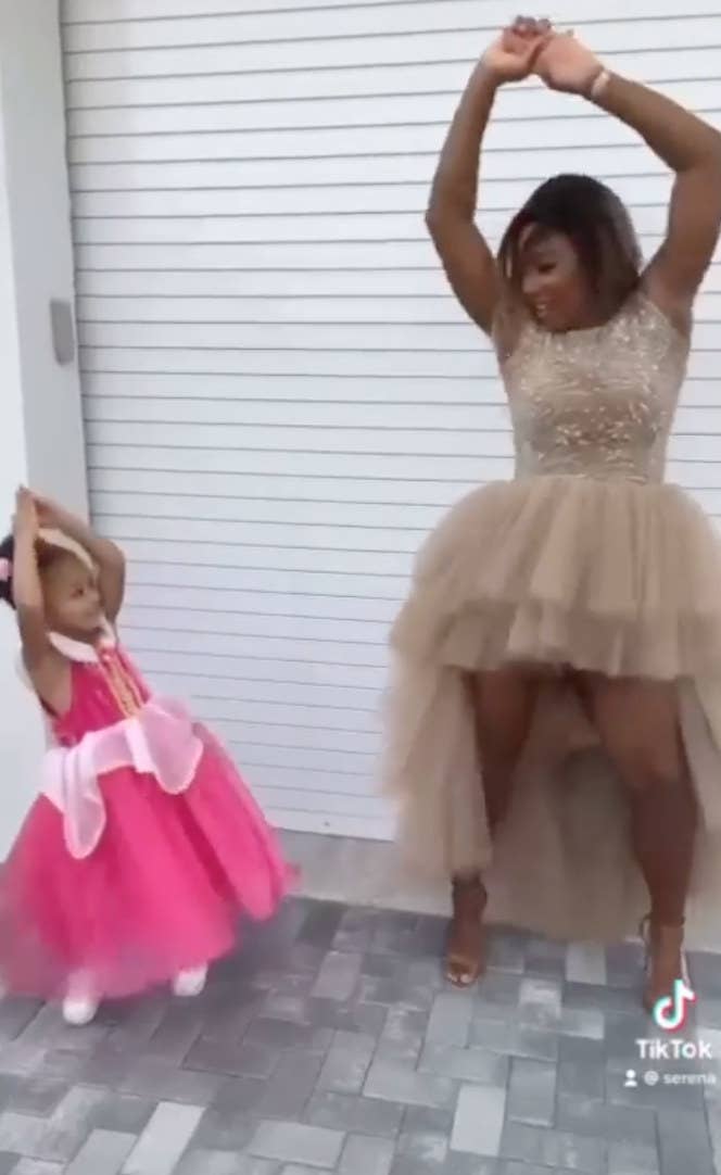 Serena and Alexis Williams dancing to Megan Thee Stallion's "Savage"