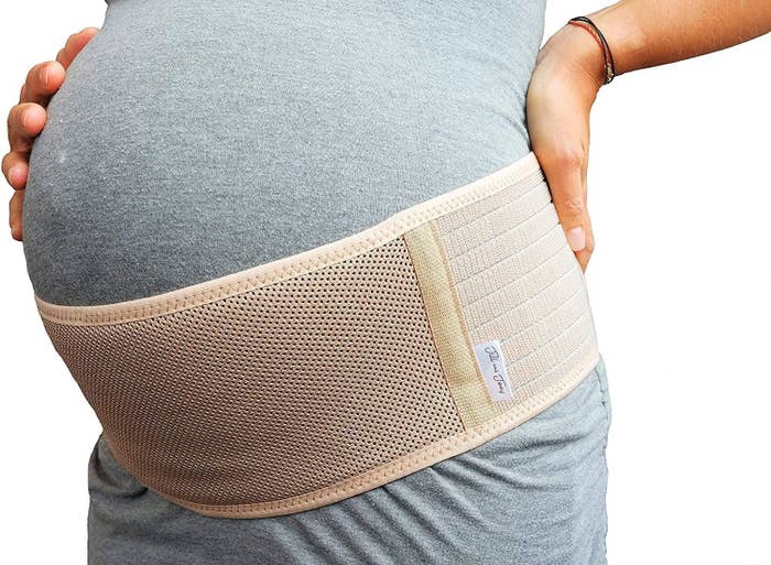 Maternity Belt around Pregnant Stomach