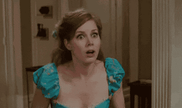Amy Adams in Enchanted acting excited