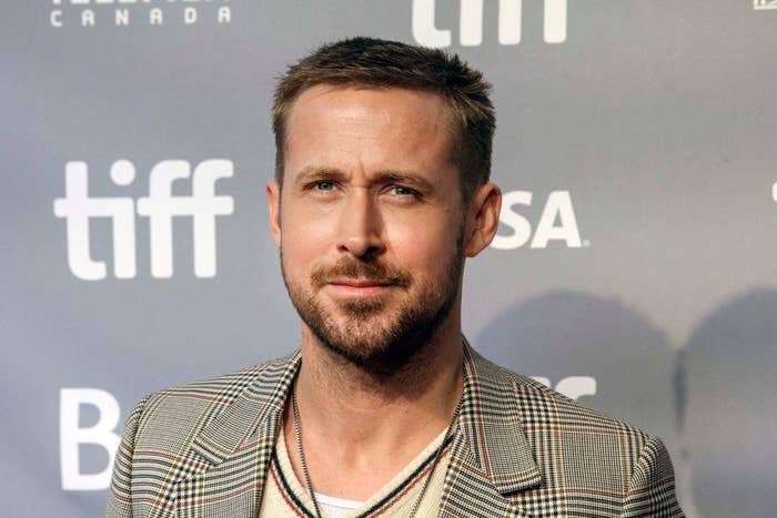 Ryan Gosling on the red carpet for the Toronto International Film Festival