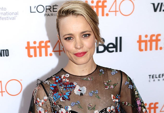 Rachel McAdams on the red carpet for the Toronto International Film Festival