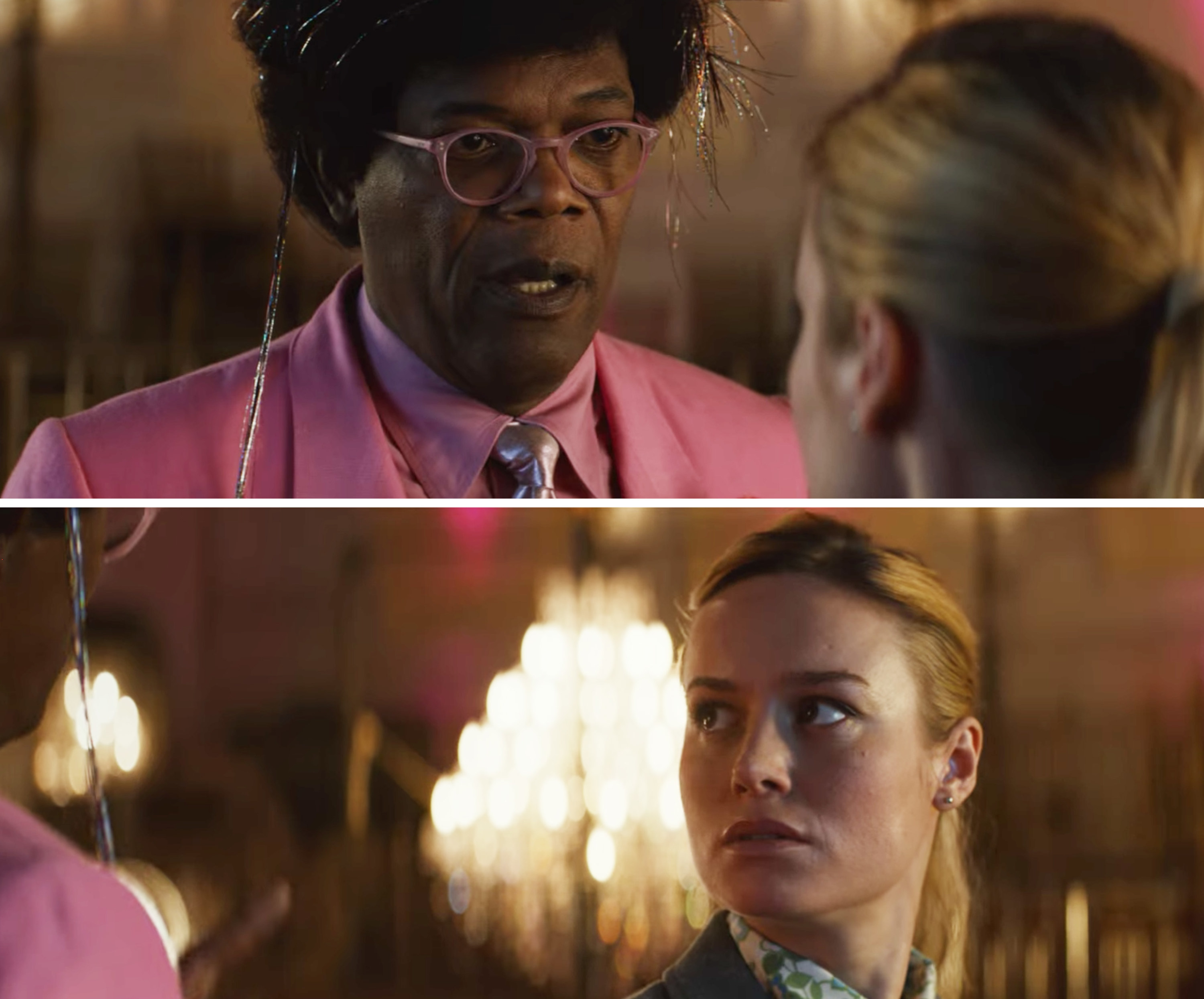 Samuel L. Jackson and Brie Larson in &quot;Unicorn Store&quot;