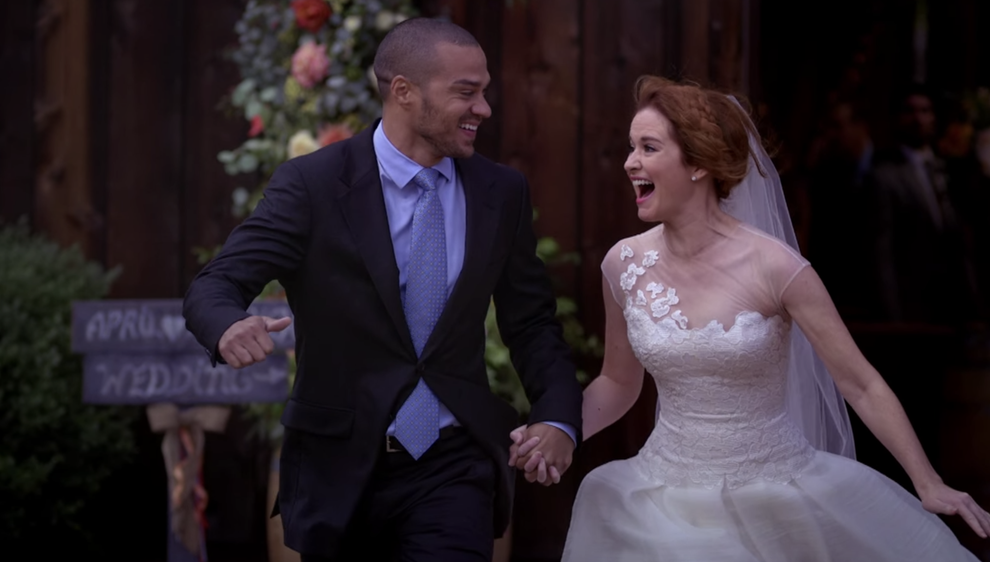 Sarah Drew And Jesse Williams Reunite On Grey's Anatomy
