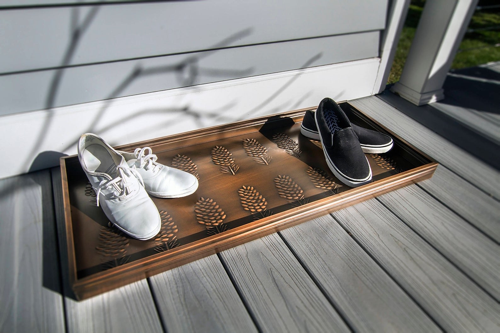 Envelor Rubber Boot Tray for Entryway Indoor Shoe Trays for