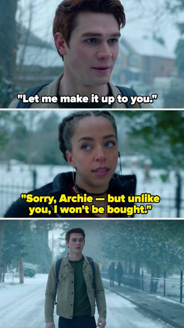 Valarie's ice-cold comeback to Archie