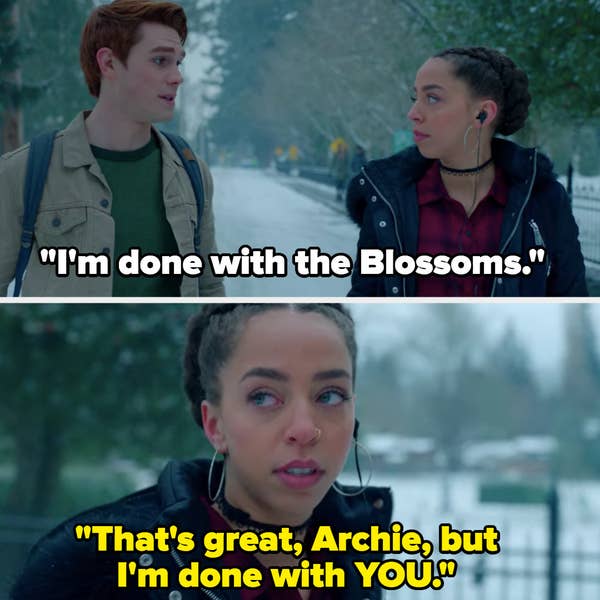 Valarie breaking up with Archie in Riverdale