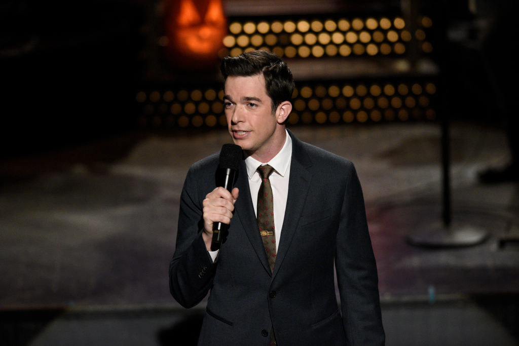 A photo of John Mulaney during his SNL opener