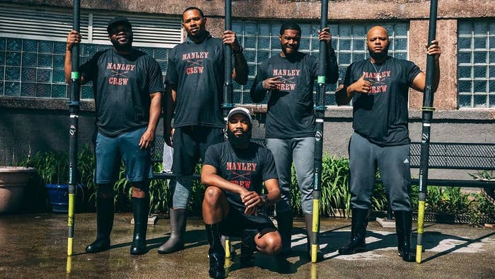 The Manley High rowing team