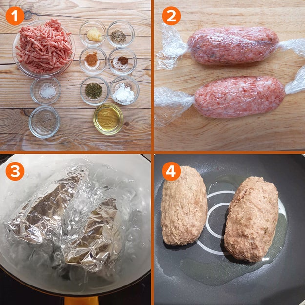 おうちでイタリアのソーセージを手作り ラップで作れるサルシッチャ