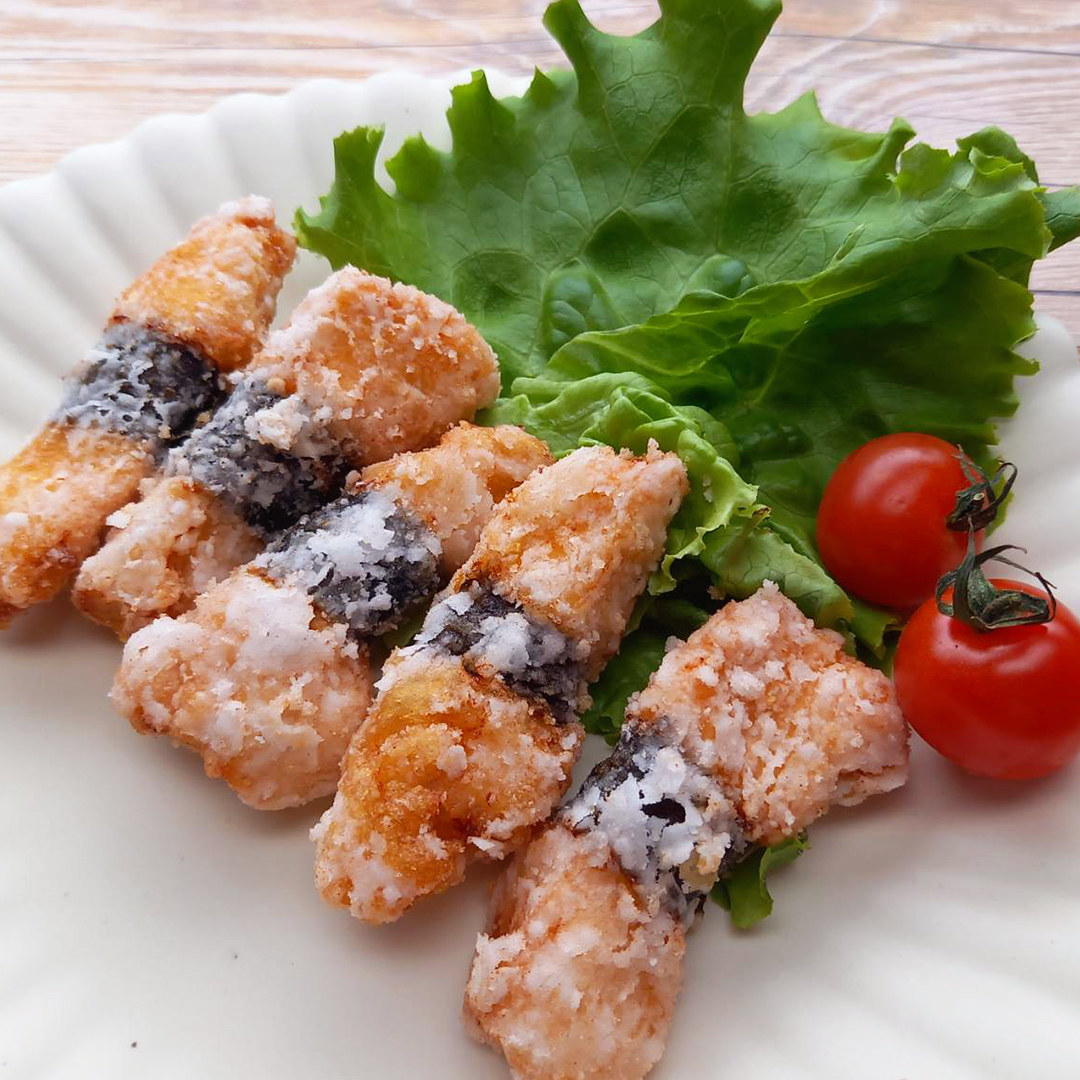 片栗粉でサックサク 鶏むね肉の磯部揚げ