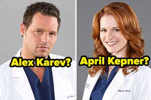 Alex Karev and April Kepner