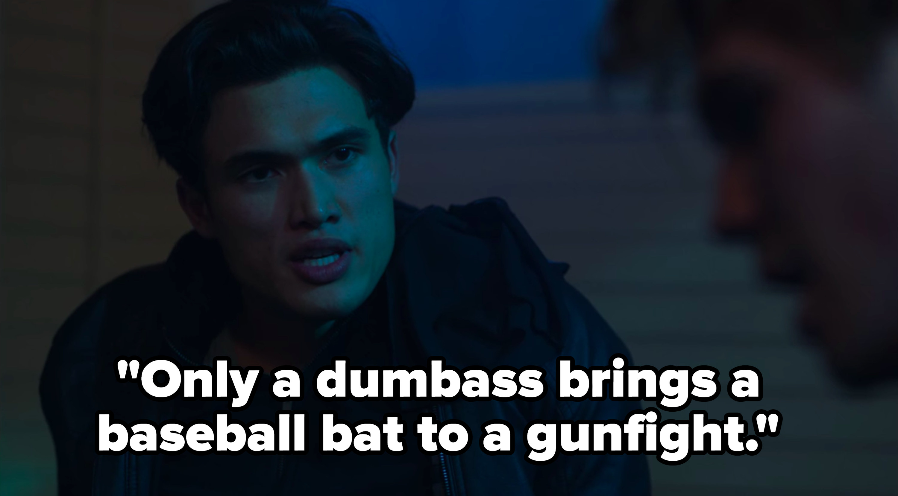 Reggie: &quot;Only a dumbass brings a baseball bat to a gunfight&quot;