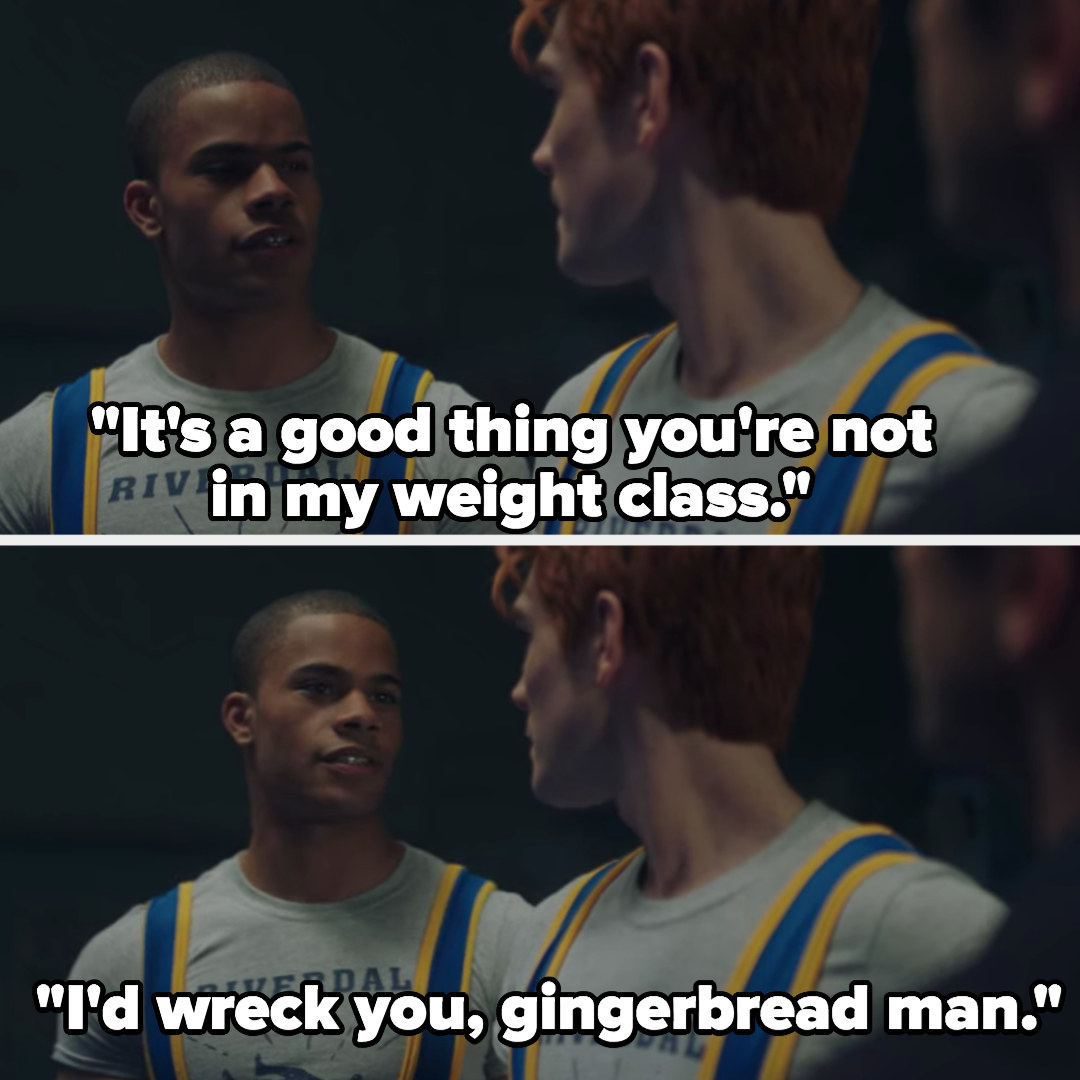 Chuck: &quot;I&#x27;d wreck you gingerbread man&quot;