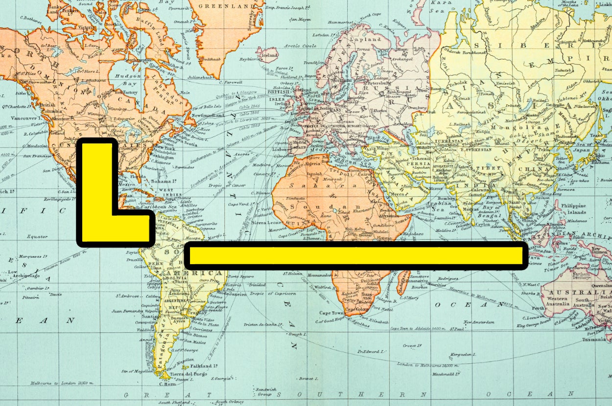 A world map