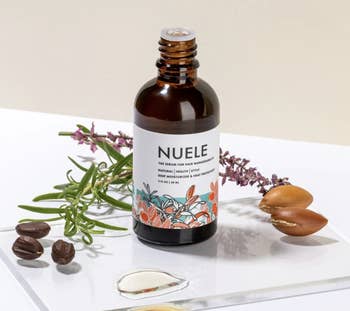 bottle of Nuele Hair Serum 