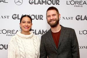 Ilana Glazer and David Rooklin at the 2019 Glamour Women of the Year Summit in New York City