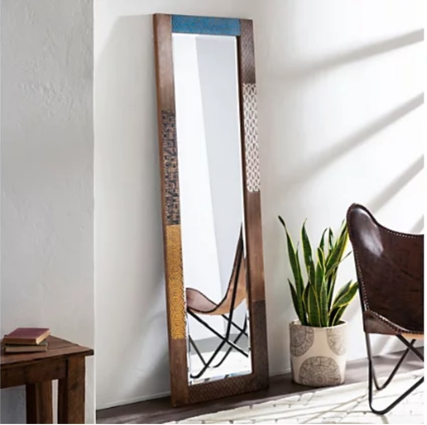 A floor length mirror