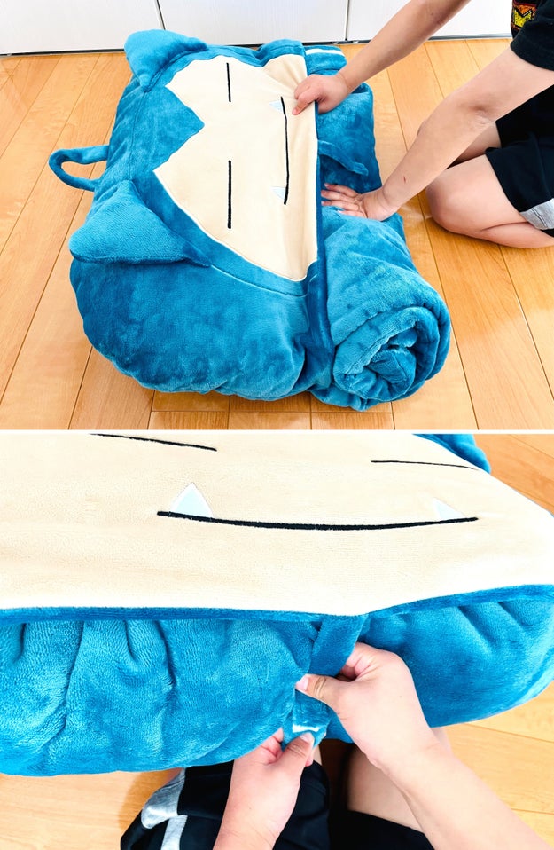 嘘でしょ しまむらにめっちゃ可愛い カビゴンの寝袋 が売ってるんだけど