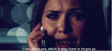 Elena Gilbert crying on &quot;The Vampire Diaries&quot;